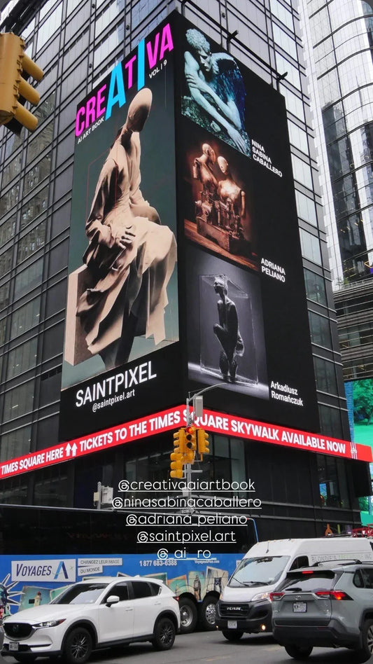 SaintPixel in Times Square, New York