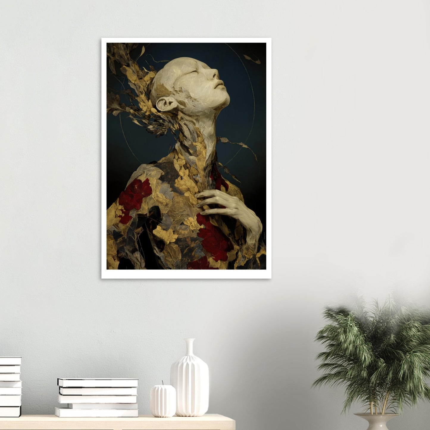 Remanence — detail view — Suspended art print | SaintPixel