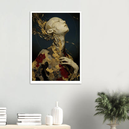 Remanence — detail view — Suspended art print | SaintPixel