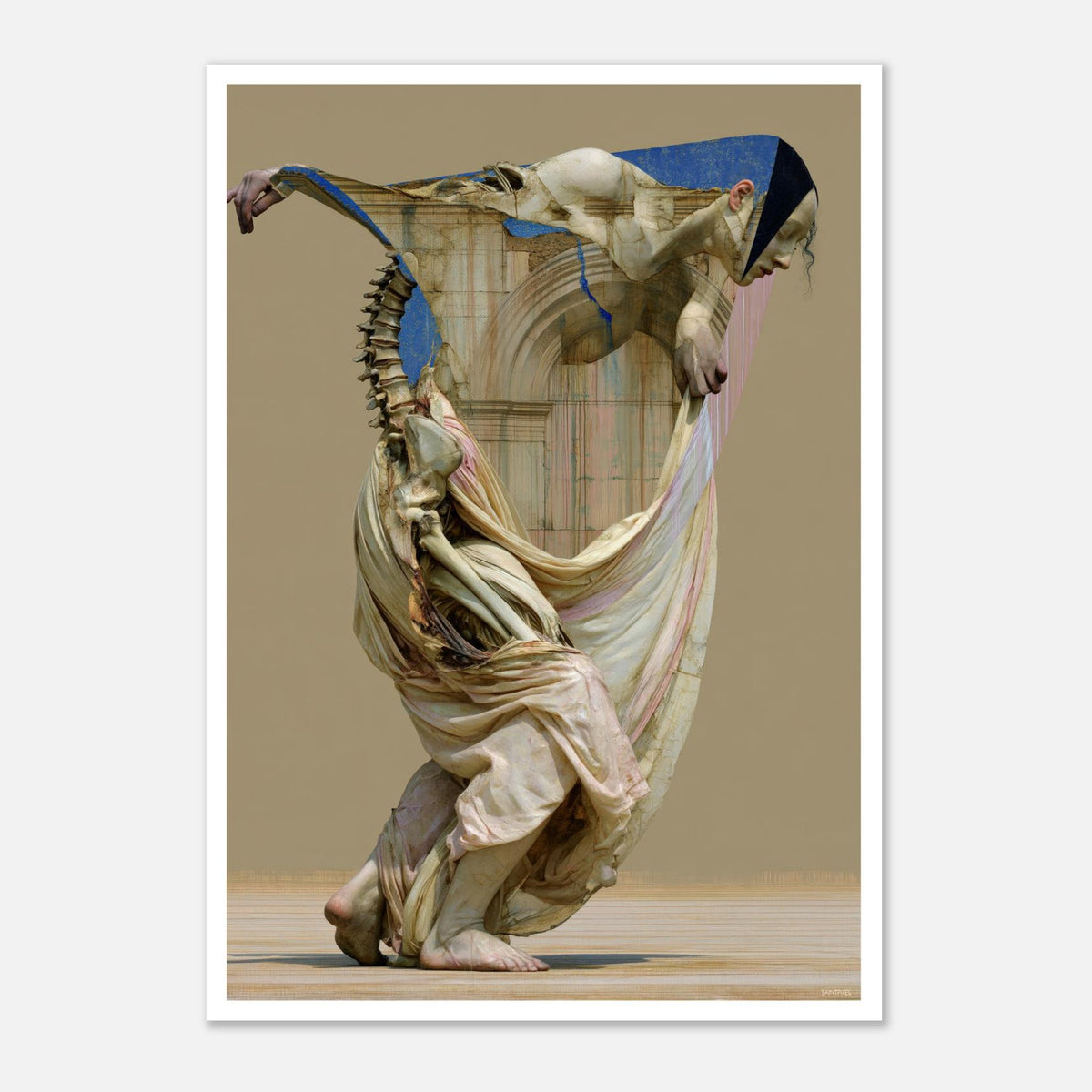 Displaced — another view of the print