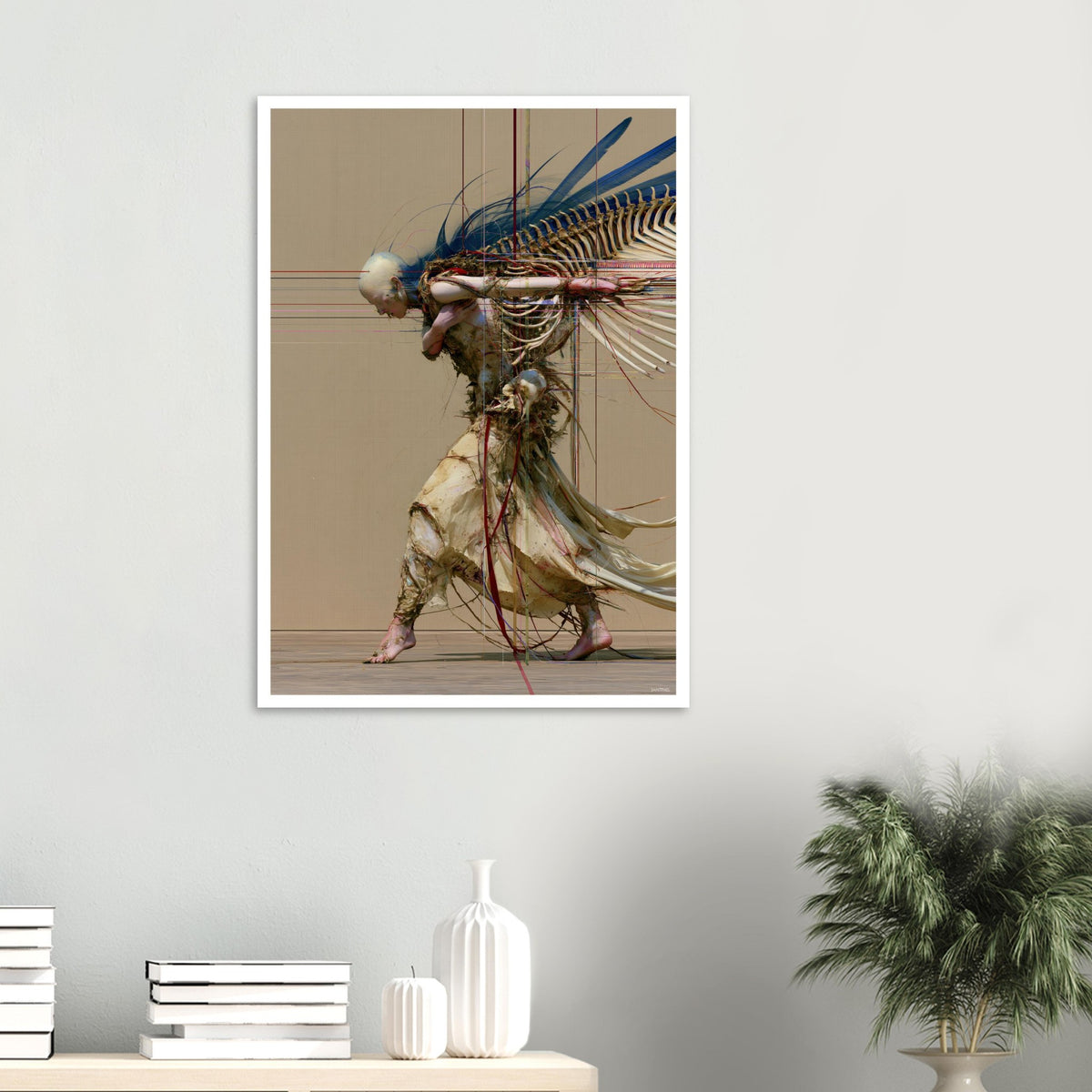 Displaced — another view of the print