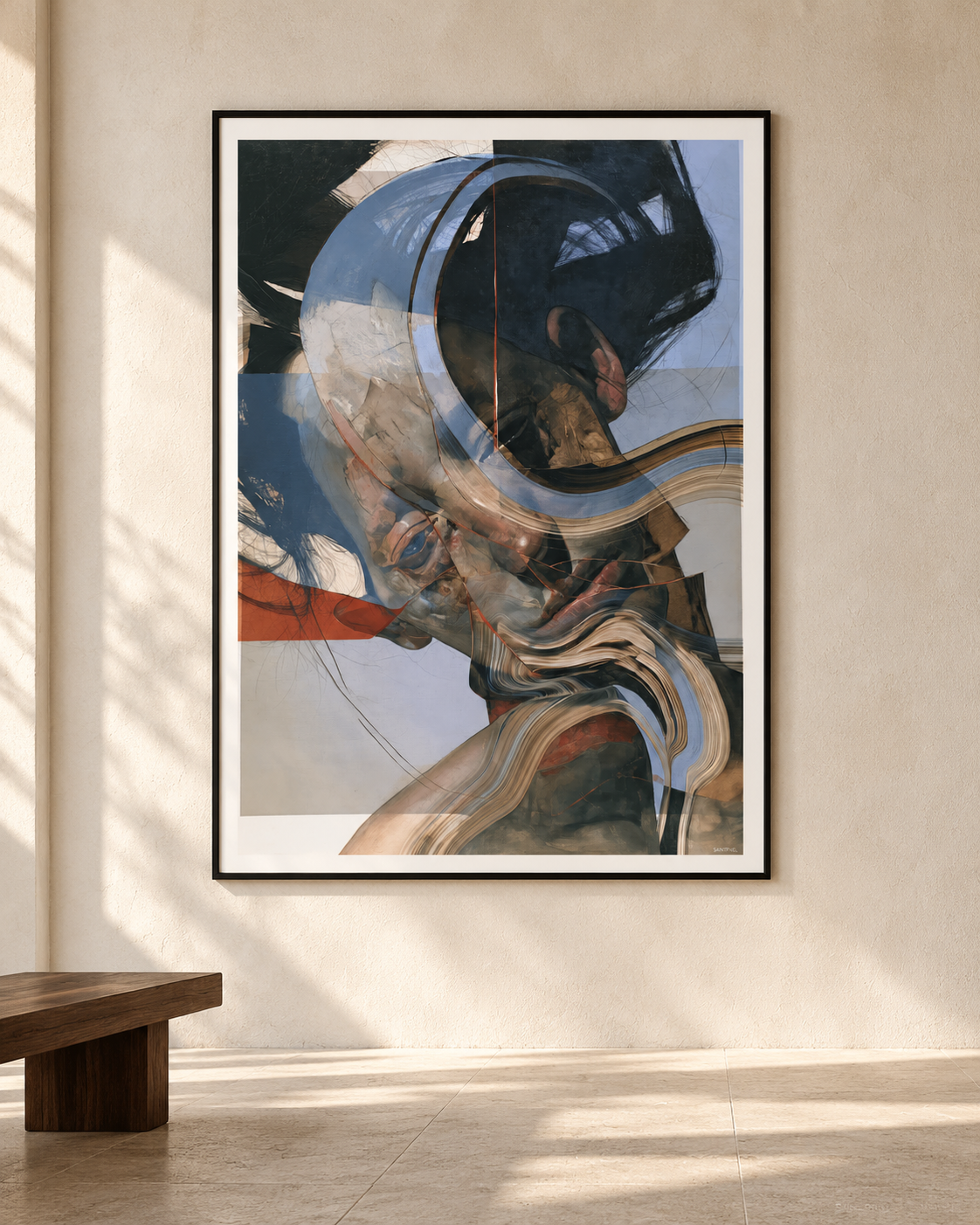 Chiasm — another view of the print