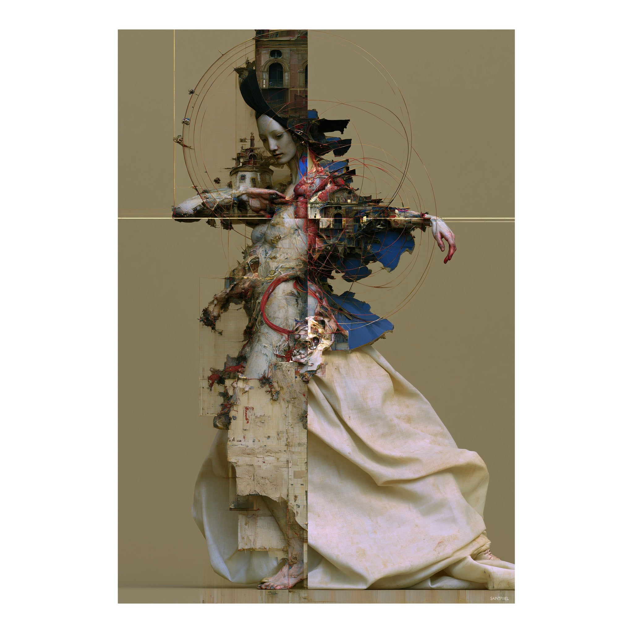 Displaced — art print by SaintPixel