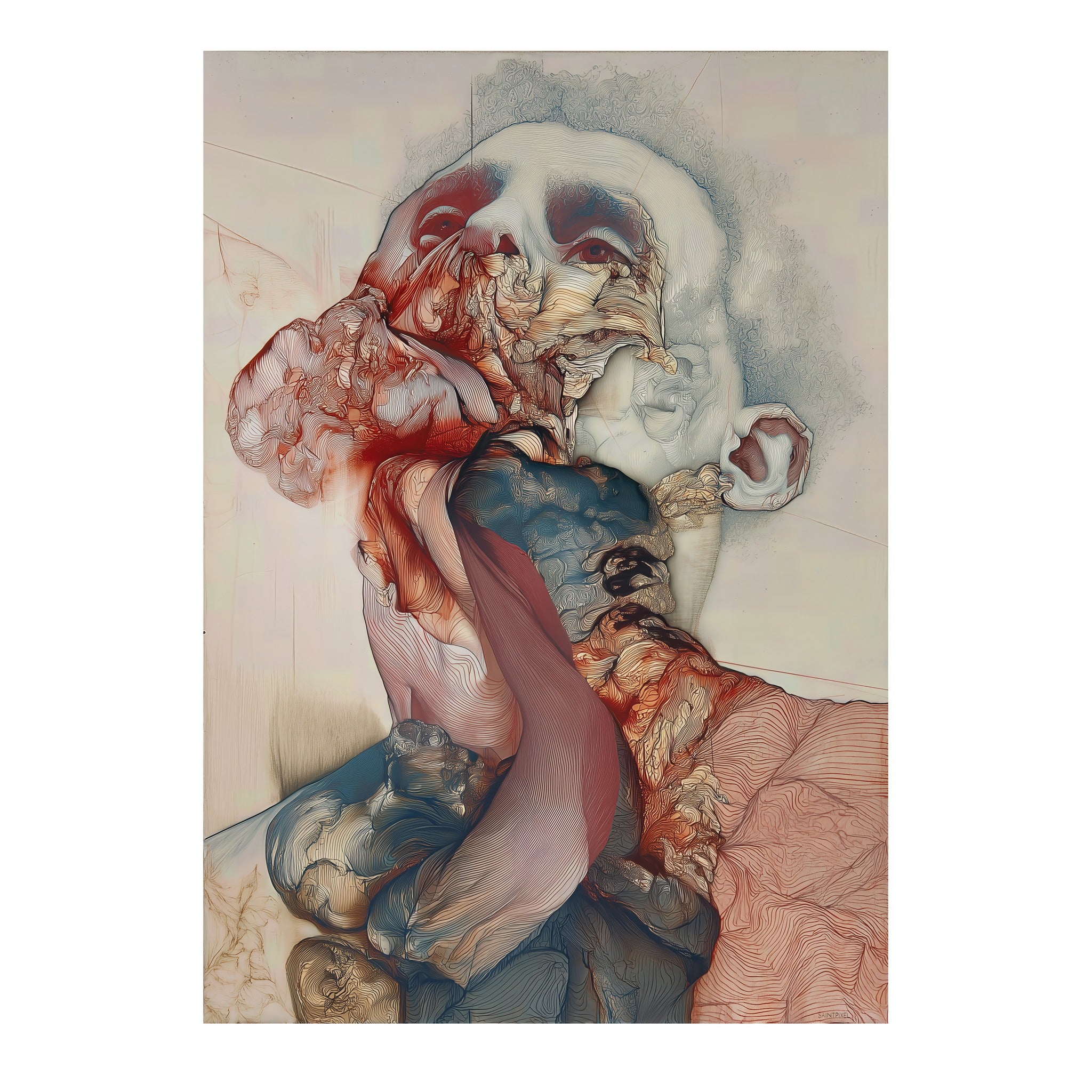 Adytum — tirage d'art de SaintPixel