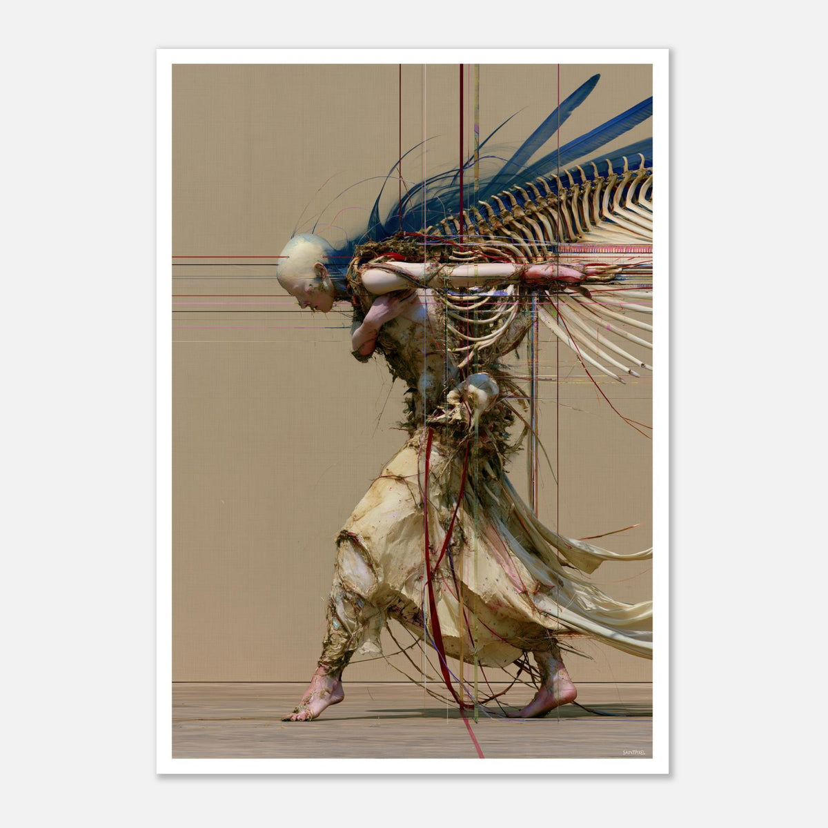 Displaced — another view of the print