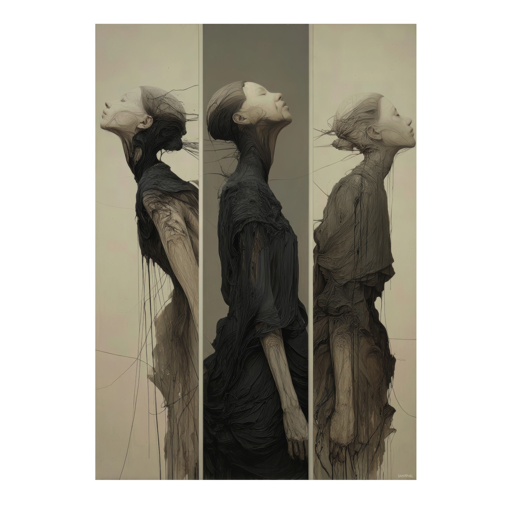Threefold — tirage d'art de SaintPixel