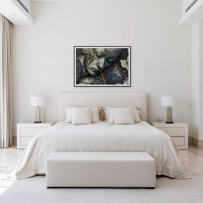 Consensus — the A0 print hung on a wall, frame not included