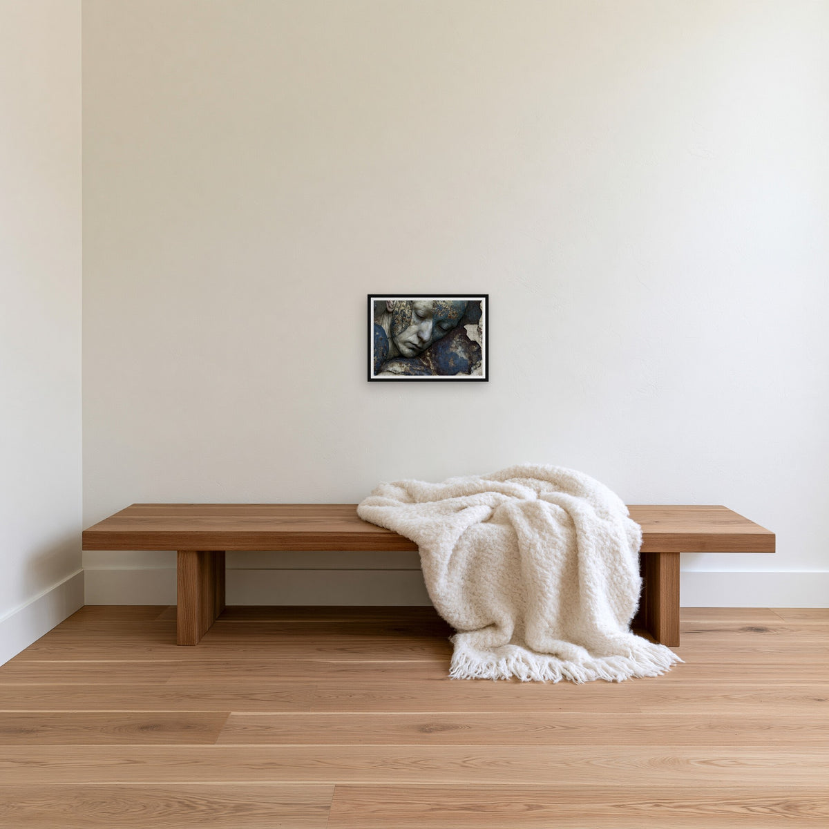 Consensus — the A3 print hung on a wall, frame not included