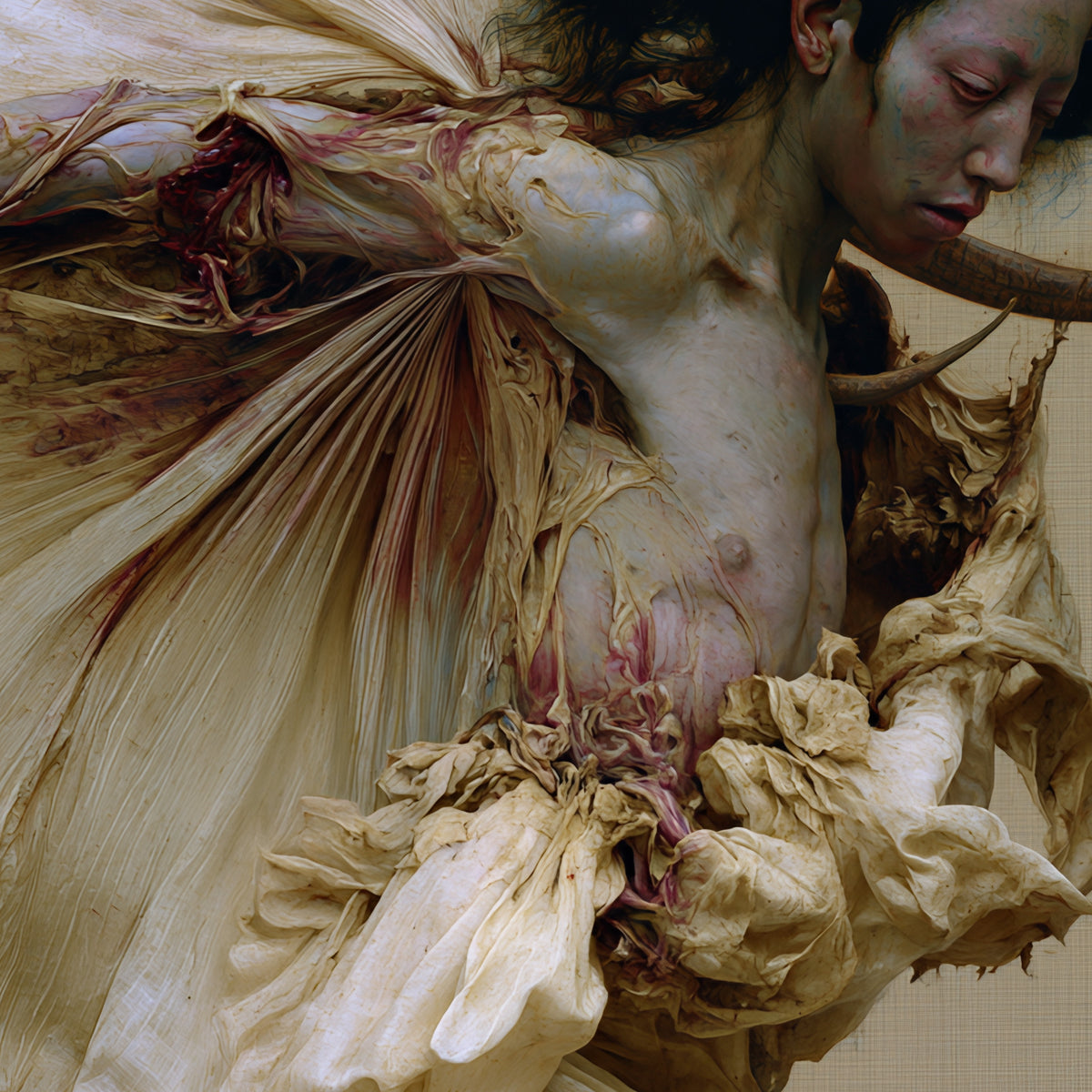 Jeté — detail of the print