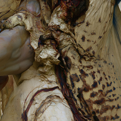 Relevé — detail of the print