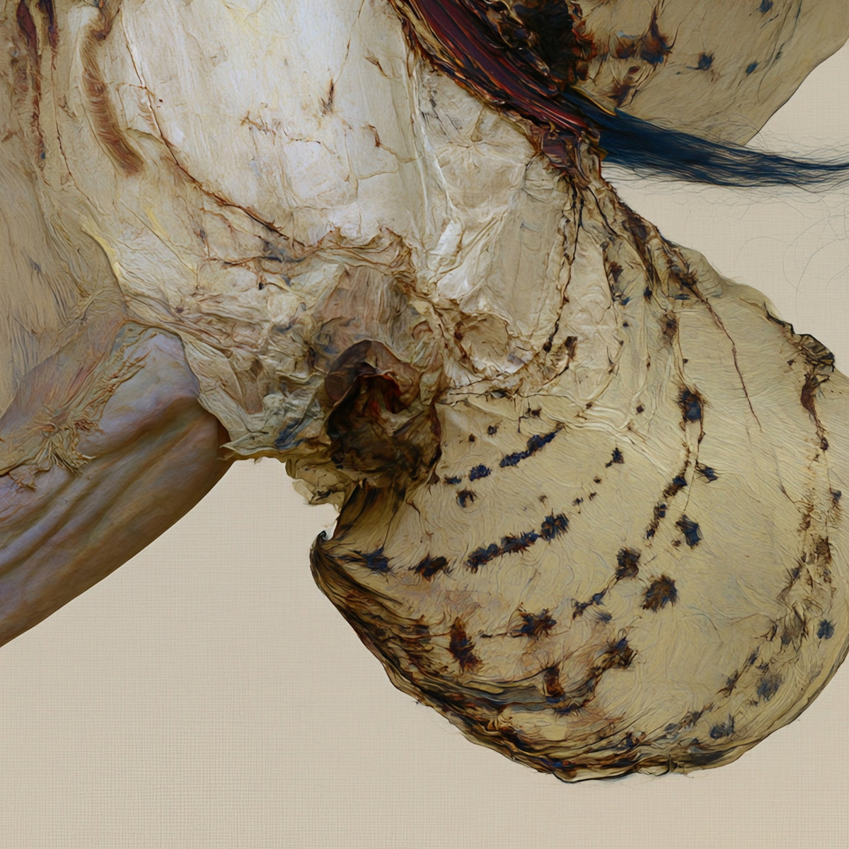 Relevé — detail of the print